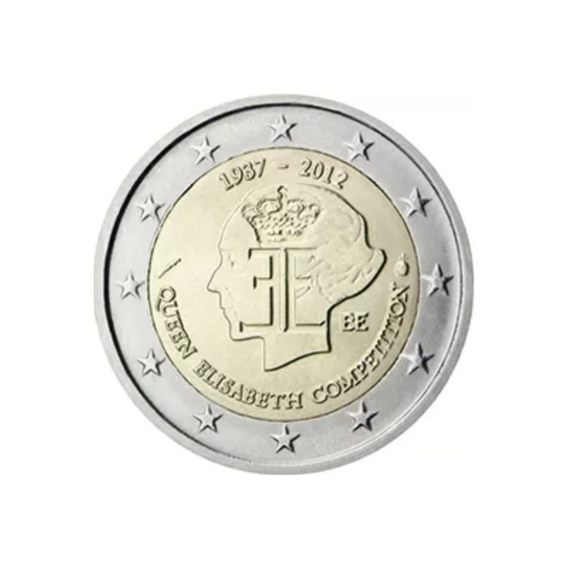 2 euro commémorative Belgique 2012 concours musical reine elisabeth