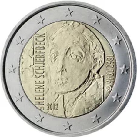 2 euro commémorative Finlande 2012 hélène SCHJERFBECK