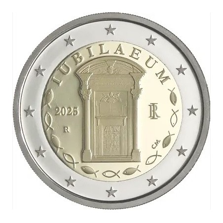 2 euro commémorative Italie 2025 année sainte jubilé