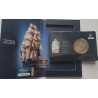 2 euro commémorative Italie 2025 Tour du monde du navire-école Amerigo Vespucci BU