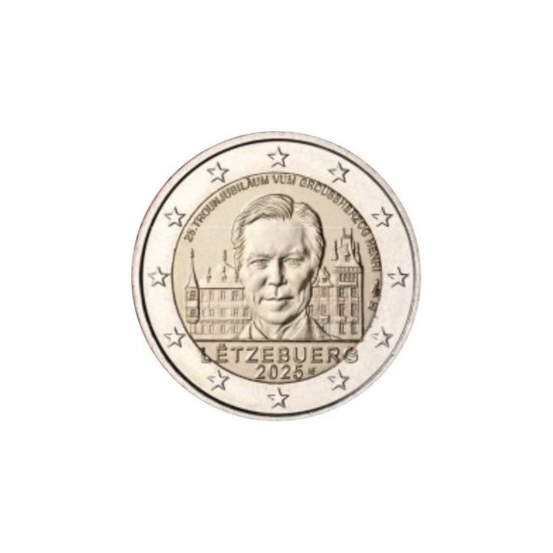 2 euro commémorative Luxembourg 2025 Grand-Duc Henri