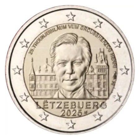 2 euro commémorative Luxembourg 2025 Grand-Duc Henri