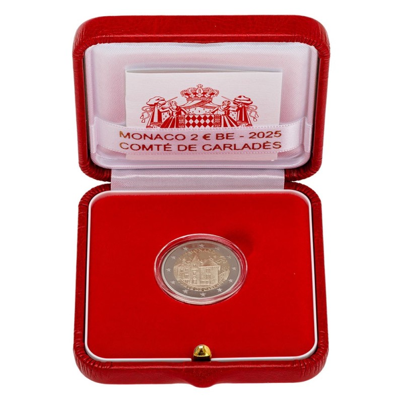 2 euro commémorative Monaco 2025 Comté de Carlades BE