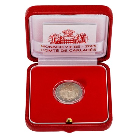 2 euro commémorative Monaco 2025 Comté de Carlades BE