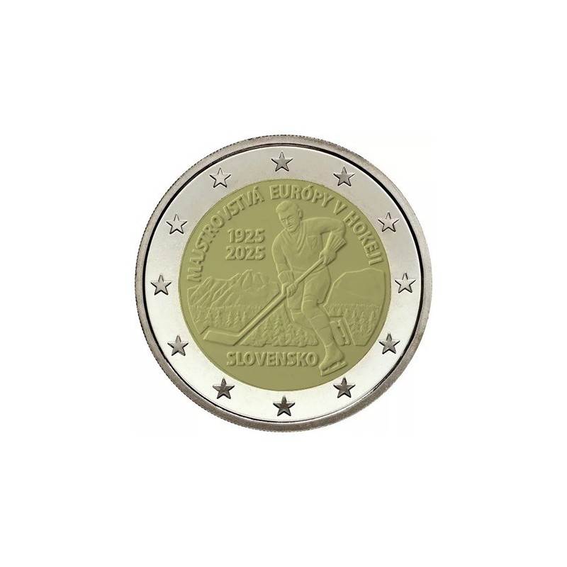 2 euro commémorative Slovaquie 2025 premier tournoi sportif international 2 euro commémorative Slovaquie 2025 premier tournoi sportif international