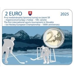 2 euro commémorative Slovaquie 2025 premier tournoi sportif international coincard