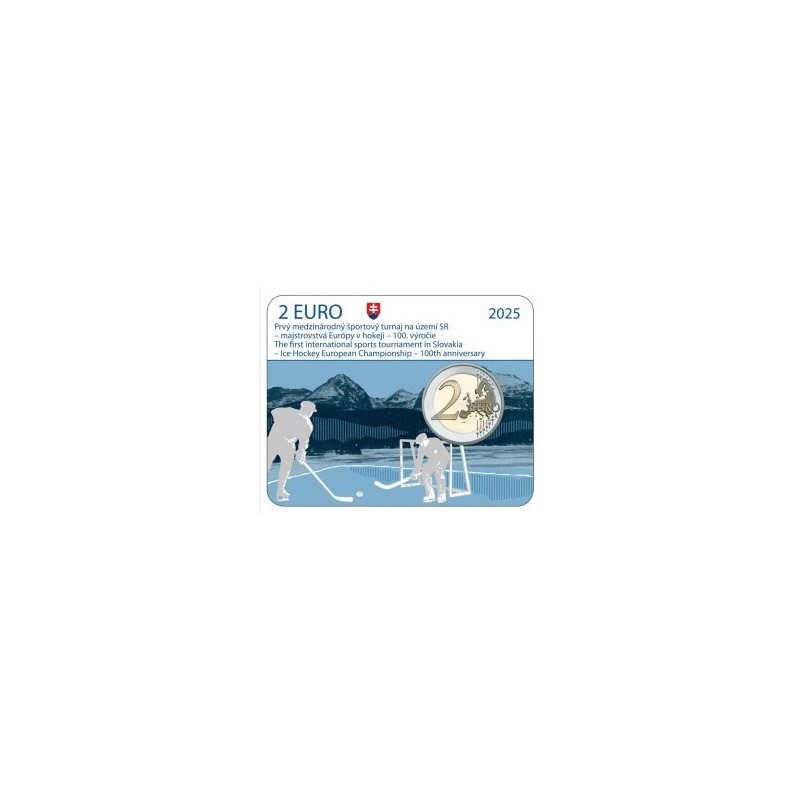 2 euro commémorative Slovaquie 2025 premier tournoi sportif international coincard 2 euro commémorative Slovaquie 2025 premier tournoi sportif international coincard