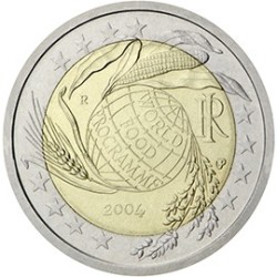 2 euro commémorative Italie 2004 Programme alimentaire mondial