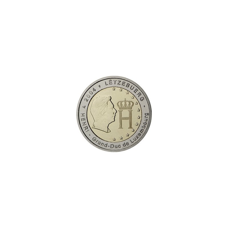 2 euro commémorative Luxembourg 2004 grand duc Henri