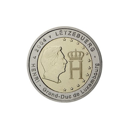 2 euro commémorative Luxembourg 2004 grand duc Henri