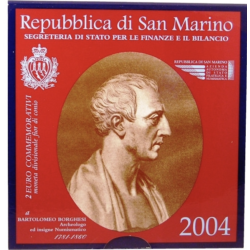 2 euro commémorative Saint-Marin 2004 Bartolomeo Borghesi