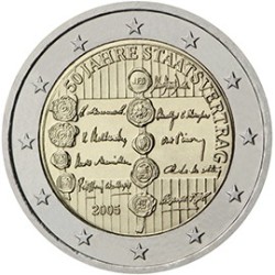 2 euro commémorative Autriche 2005 Traité d’État autrichien