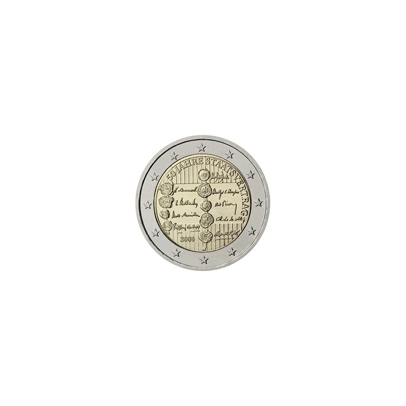 2 euro commémorative Autriche 2005 Traité d’État autrichien