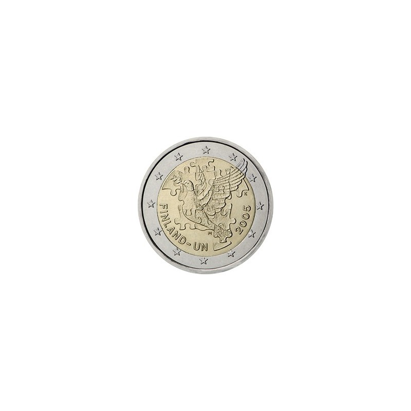 2 euro commémorative Finlande 2005 adhésion aux Nations unies