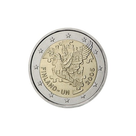 2 euro commémorative Finlande 2005 adhésion aux Nations unies