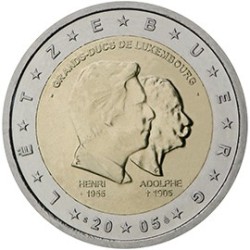 2 euro commémorative Luxembourg 2005 Grand-Duc Henri
