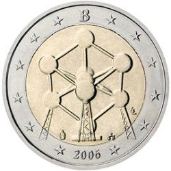 2 euro commémorative Belgique 2006 Atonium