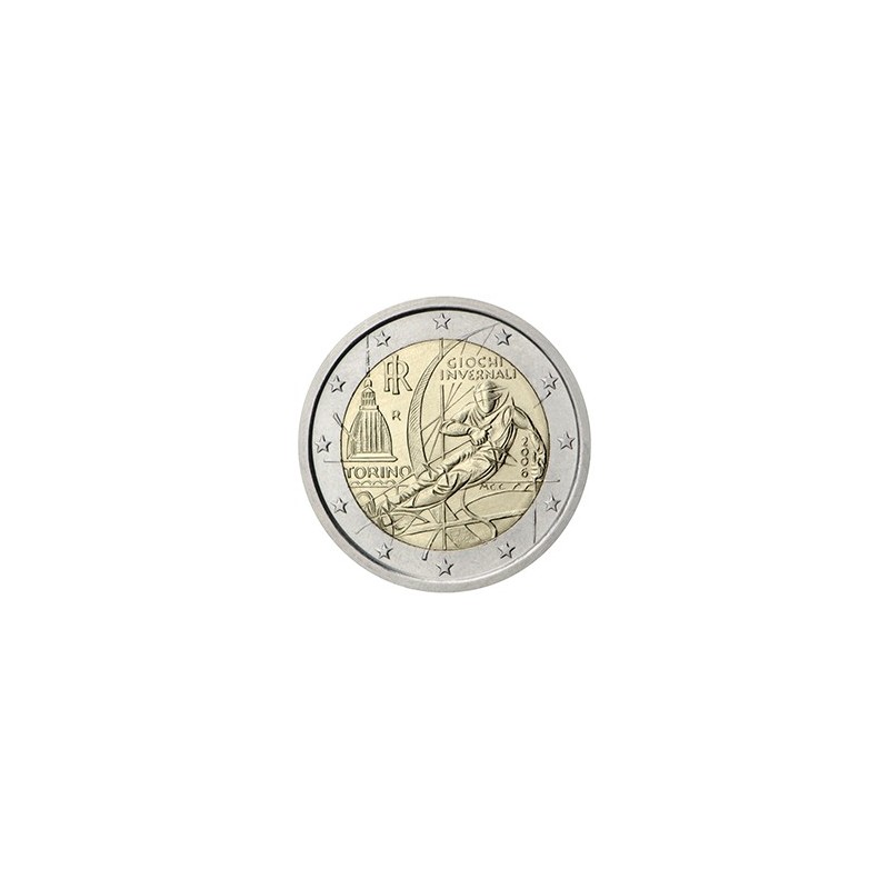 2 euro commémorative Italie 2006 Jeux olympiques d’hiver de Thurin