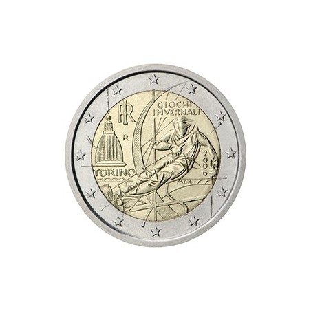 2 euro commémorative Italie 2006 Jeux olympiques d’hiver de Thurin