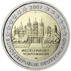 2 euro commémorative Allemagne 2007 Mecklembourg