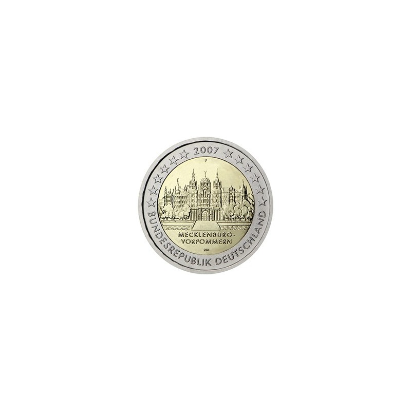 2 euro commémorative Allemagne 2007 Mecklembourg