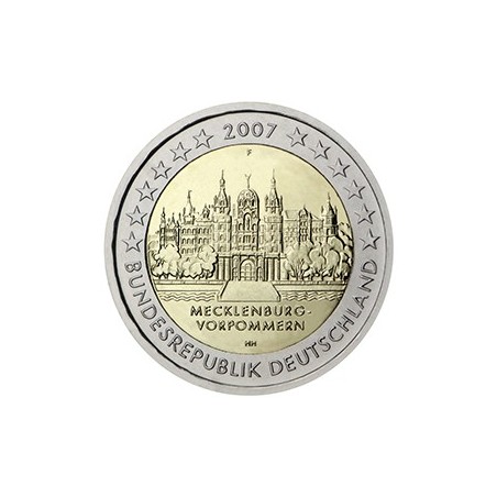 2 euro commémorative Allemagne 2007 Mecklembourg