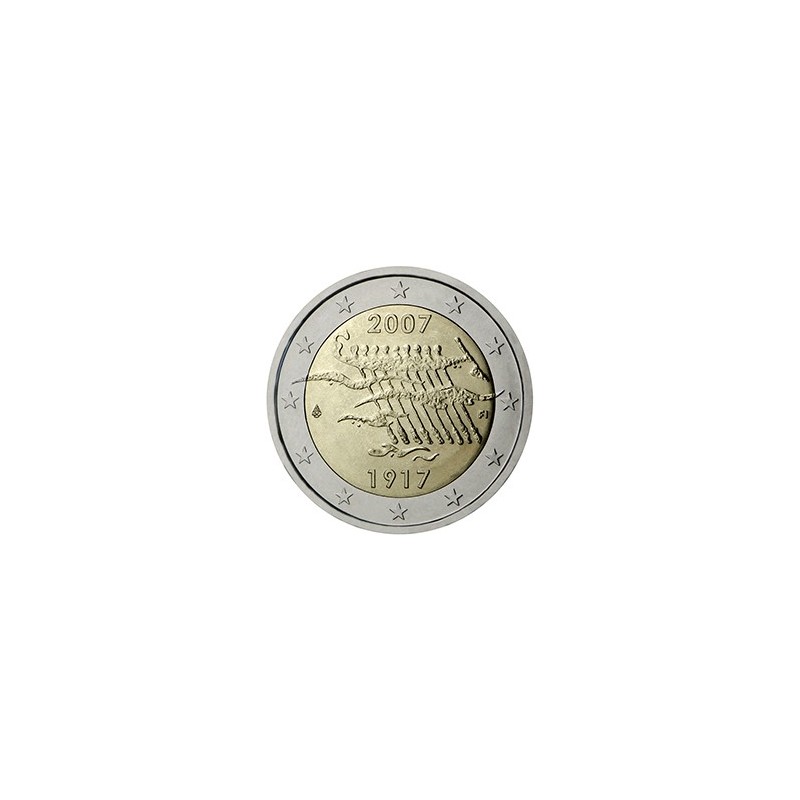 2 euro commémorative Finlande 2007 indépendance