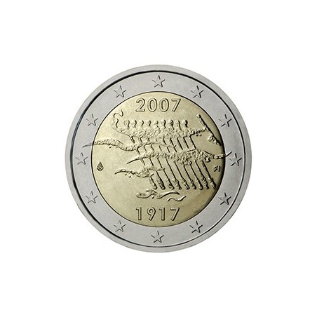 2 euro commémorative Finlande 2007 indépendance