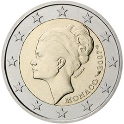 2 euro commémorative Monaco 2007 Princesse Grace