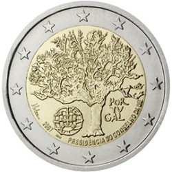 2 euro commémorative Portugal 2007 présidence de l'UE