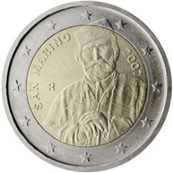 2 euro commémorative Saint-Marin 2007 Giuseppe Garibaldi