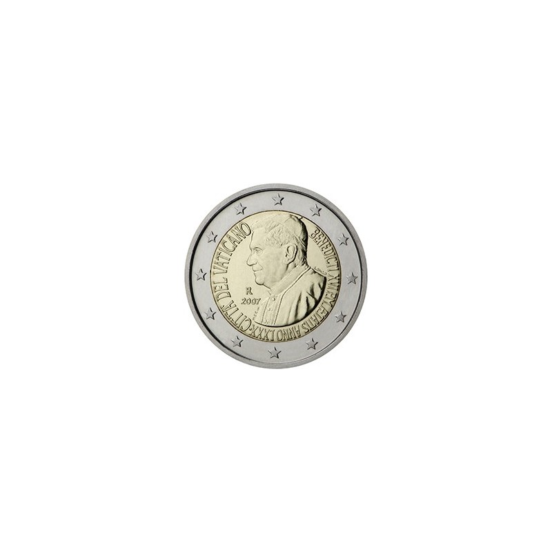 2 euro commémorative Vatican 2007 pape Benoît XVI