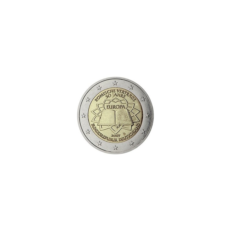 2 euro commémorative Allemagne 2007 traité de Rome
