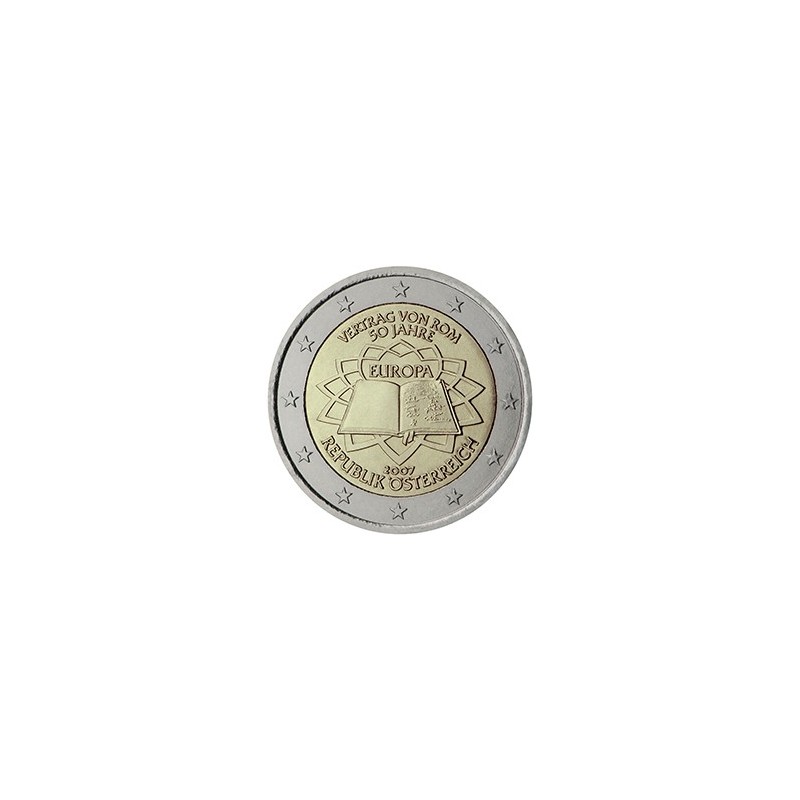 2 euro commémorative Autriche 2007 traité de Rome