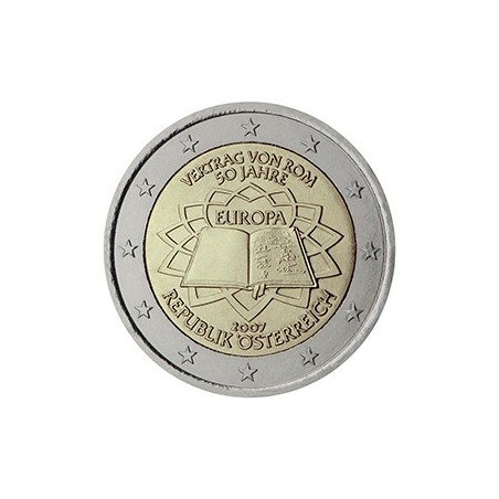 2 euro commémorative Autriche 2007 traité de Rome