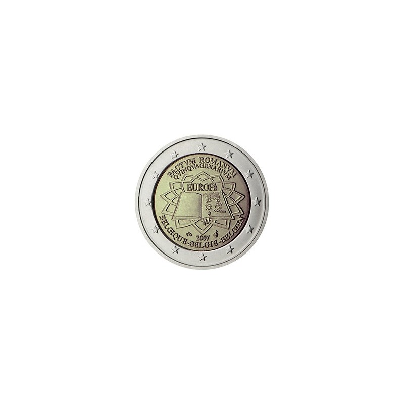 2 euro commémorative Belgique 2007 Traité de rome