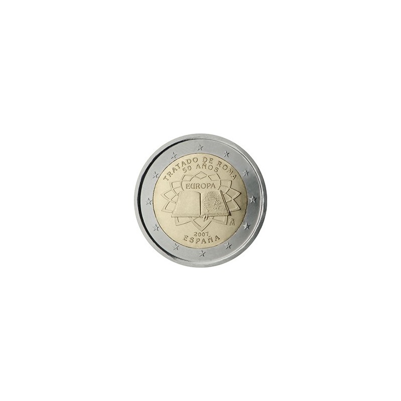2 euro commémorative Espagne 2007 traité de Rome