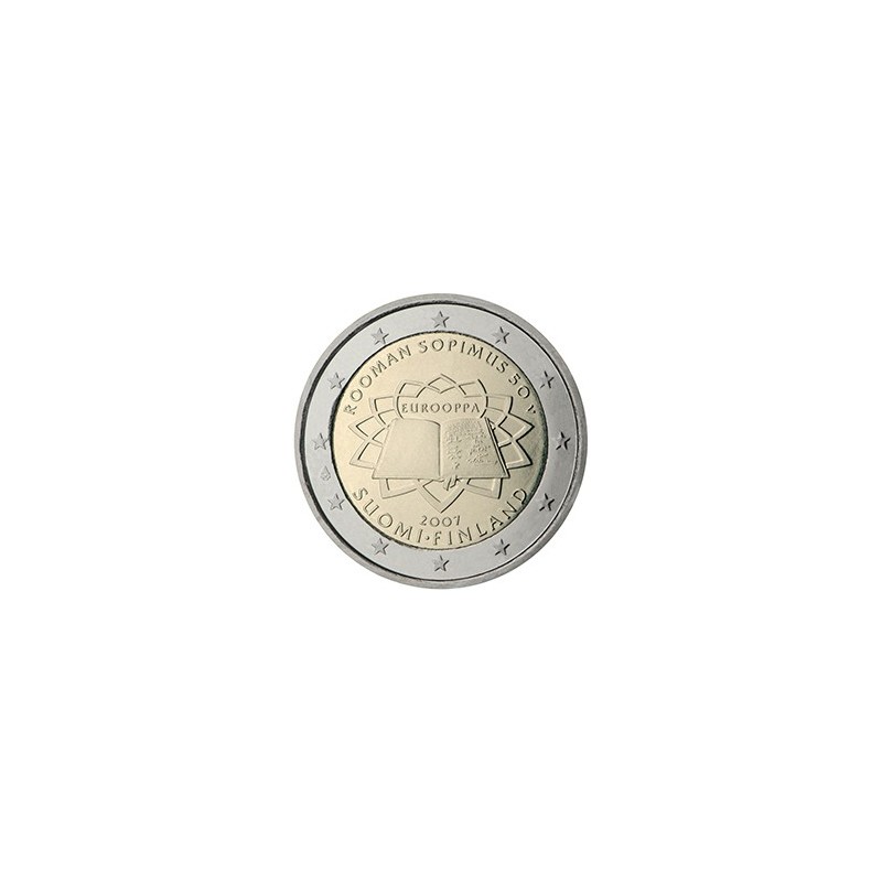 2 euro commémorative Finlande 2007 traité de Rome
