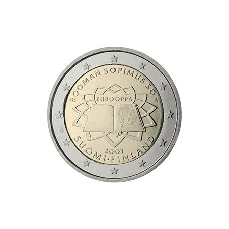2 euro commémorative Finlande 2007 traité de Rome