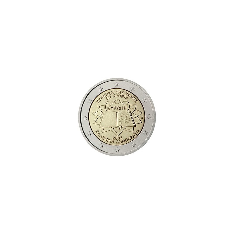 2 euro commémorative Grèce 2007 traité de Rome
